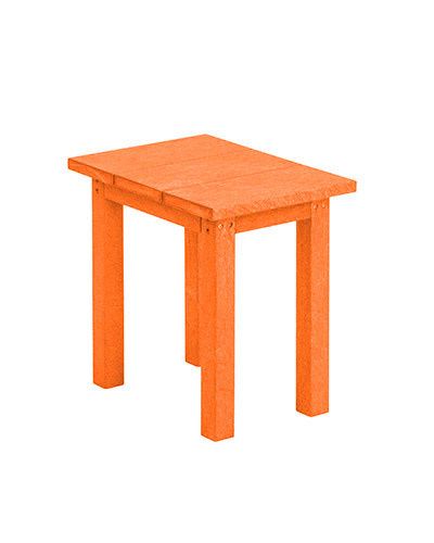 T01 Small Rectangular Table 13 Orange