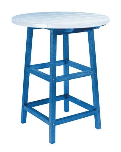 TB03 40&quot; Pub Table Legs (TT03/TT04) 03 Blue