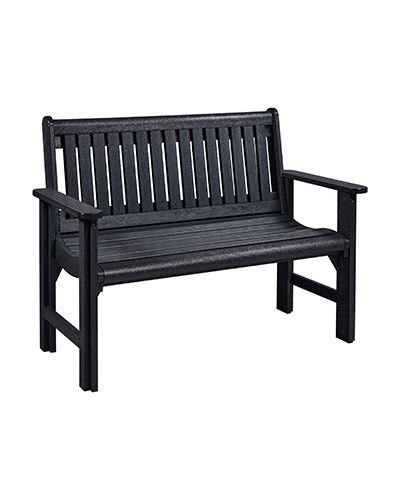 B01 4 FT Garden Bench 14 Black