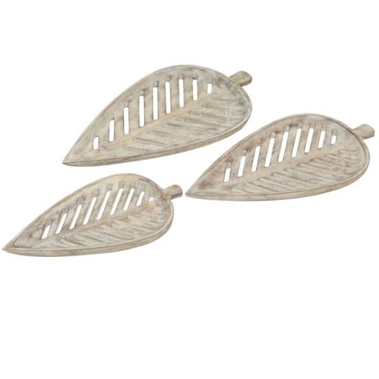 CVTZNP016 Palmetto Wood Bowl 3pc Set