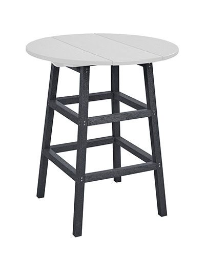 TB03C Counter Table Legs 18 slate Grey