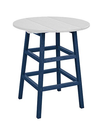 TB03C Counter Table Legs 20 Navy