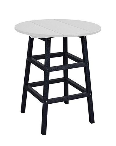 TB03C Counter Table Legs 14 Black
