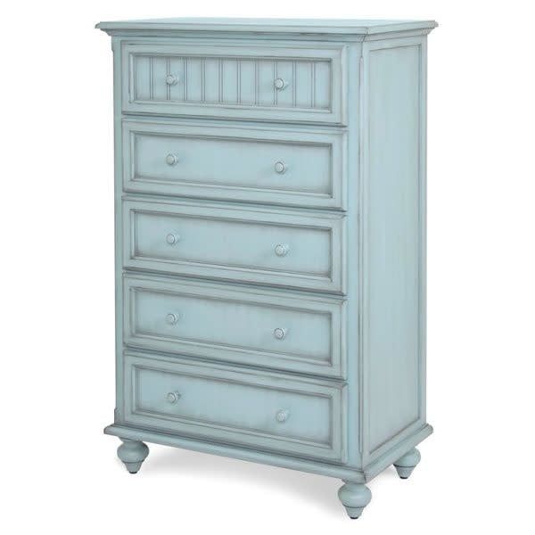 B81835 Monaco 5 Drawer Chest Bleu