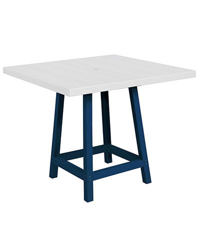 TB23 40&quot; Pub Table Legs (40&quot; Square Top Only) 20 Navy