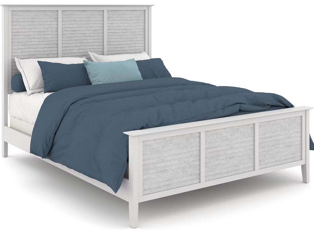 BD08-901QR High Tide Queen Rails Chalk &amp; White