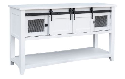 4092-8002 Stockton Sofa Table - White