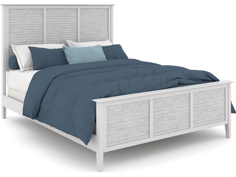 BD128-1201KF High Tide King Footboard Chalk &amp; White