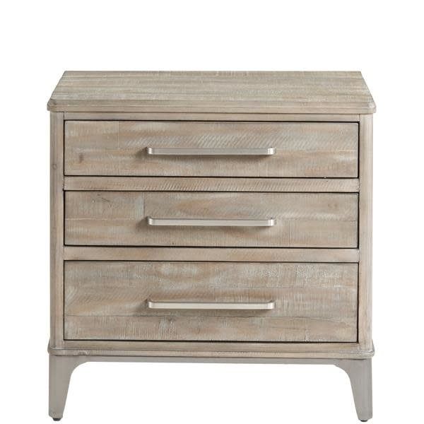 39399 Intrigue USB 3-Drawer Nightstand