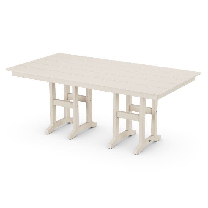 FDT3772SA Lakeside 37 X 72 Farmhouse Dining Table Sand