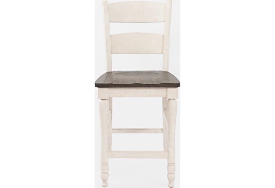 1706-BS401KD Madison County Ladderback Counter Stool