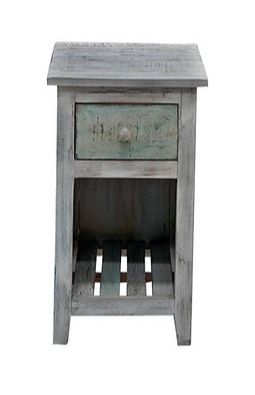 CHJI-007 Slatted Wood Side Table