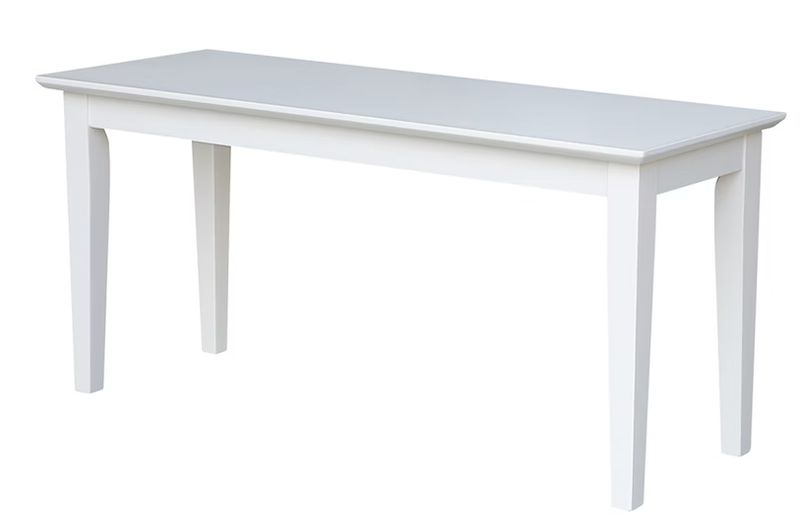 BE08-39 39&quot; Vineyard Bench White