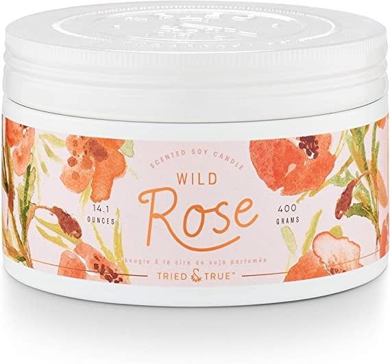 18439035000 Tried &amp; True Wild Rose Large Tin