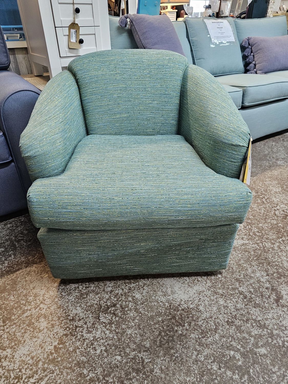 2568-1 Swivel Barrel Chair Aegean  21122
