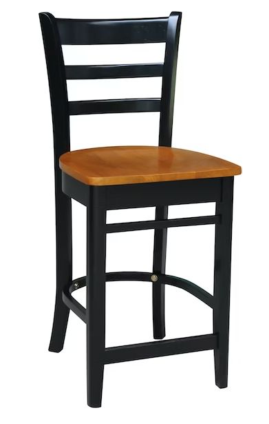 S57-6172 Emily Cherry/Black 24&quot; Stool