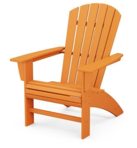 AD610TA Nautical Curveback Adirondack Chair Tangerine