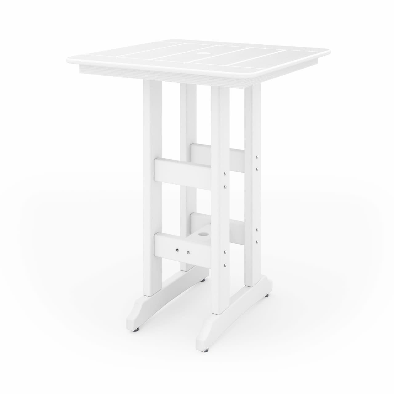 SAVB33-DW 33” Savannah Square Bar Table Destin White