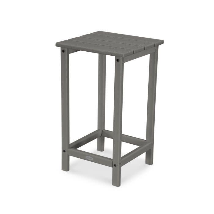 ECT26GY Long Island 26&quot; Counter Side Table Slate Grey