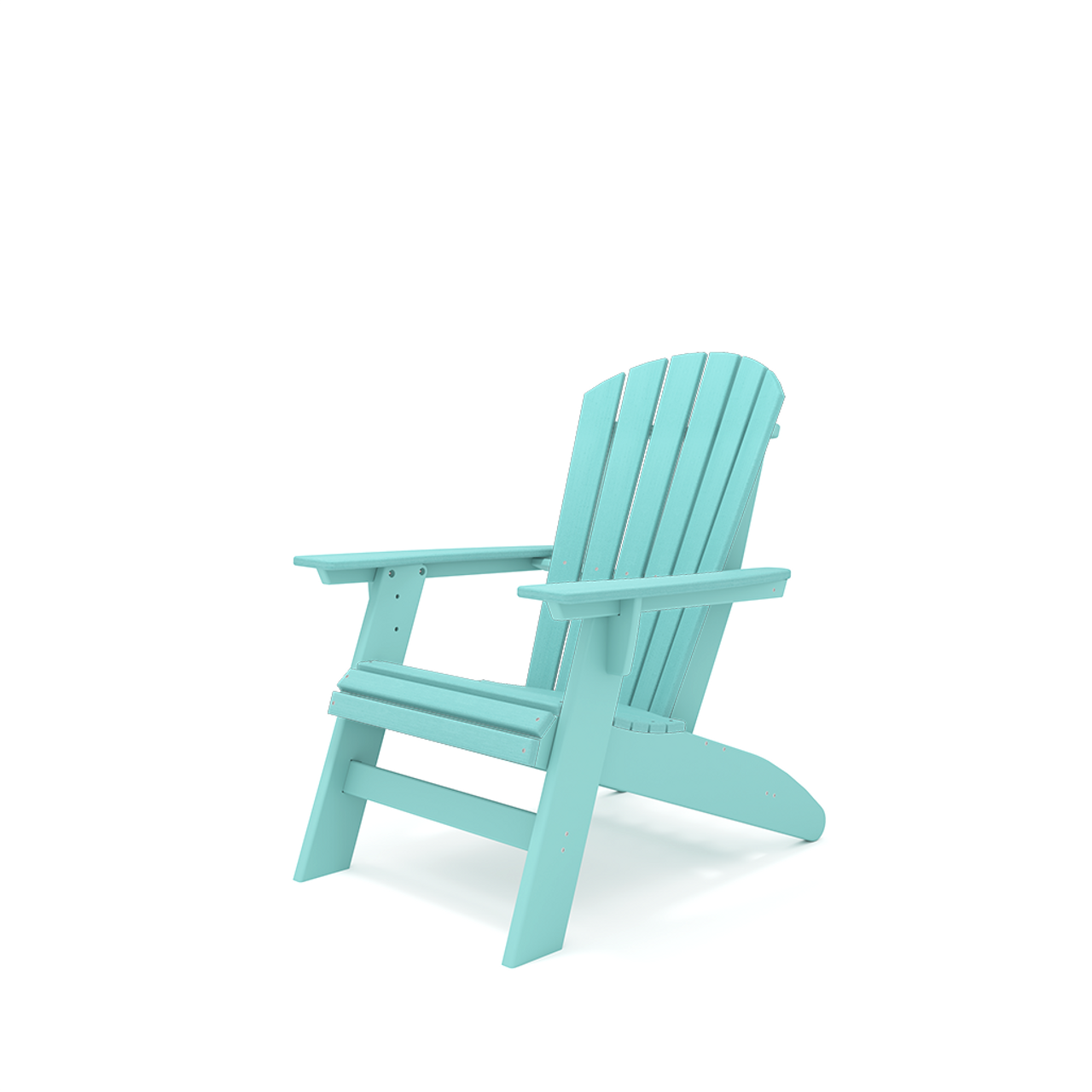 SCA001-GS St. Simons Curved Back Adirondack Chair in Gulf Shores Teal