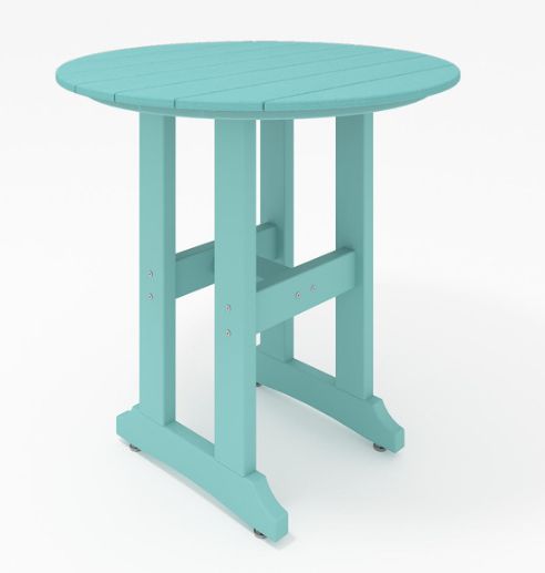 SROC30-GST 30&quot; Round Counter Table in Gulf Shores Teal