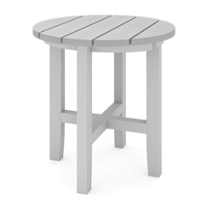 CR18ST-HA-HA 18&quot; Round Side Table in Harbor Grey