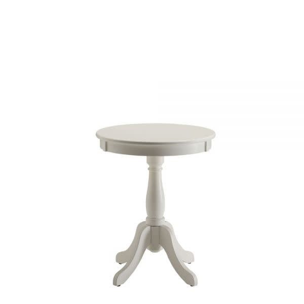 82804 Alger Accent Table White Finish