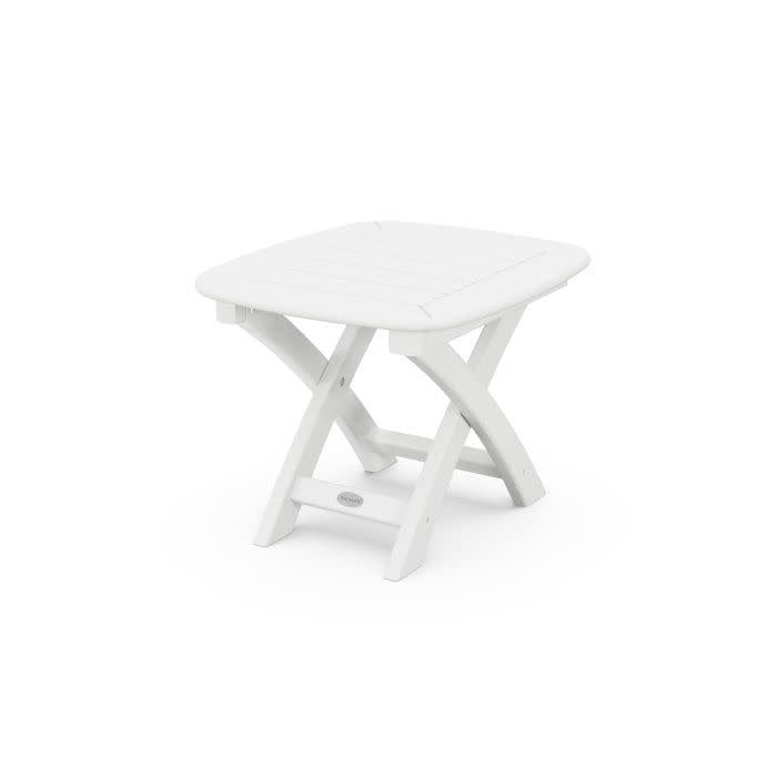 NSTWH Nautical 21&quot; X 18&quot; Side Table in White
