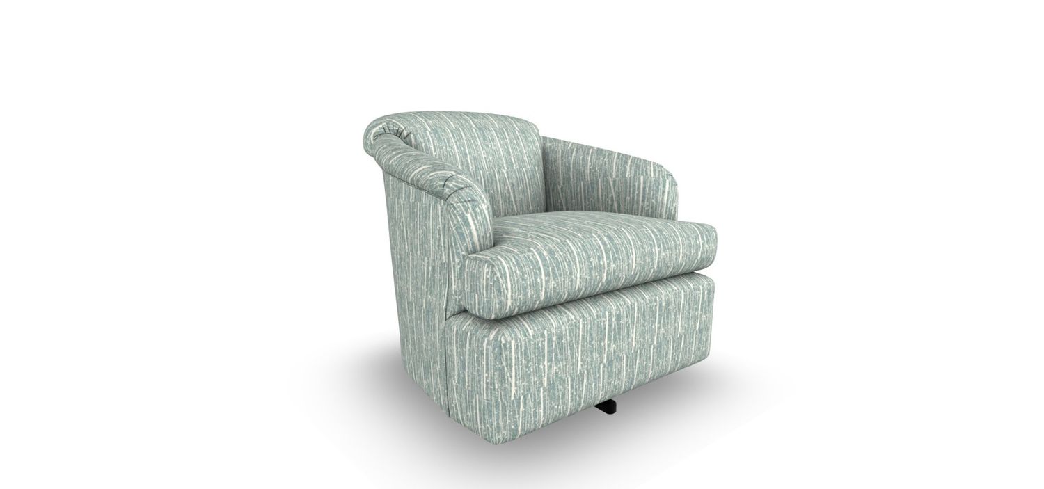 2568-1 Swivel Chair Lagoon 25712 (Grade B)