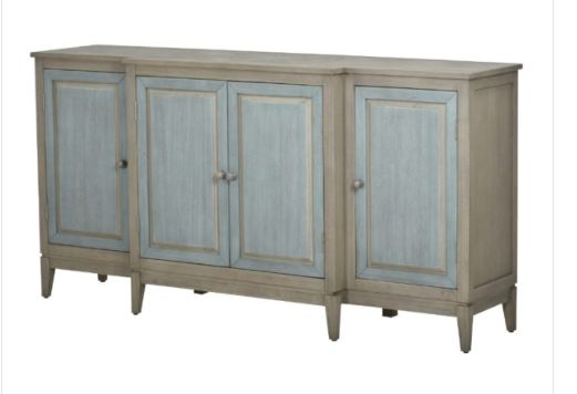 B29915 - GRN/GREY  Sanibel 4 Door Credenza