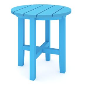 CR18ST-SB 18&quot; Round Side Table in Summer Blue