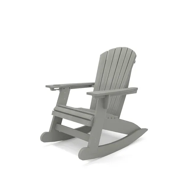 SAR001-HG St. Simons Adirondack Rocker in Heron