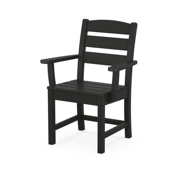TLD200BL Lakeside Dining Arm Chair in Black