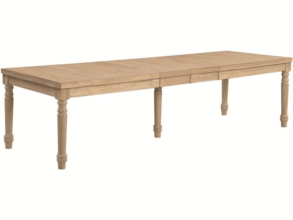 T-42120XXT / T-51B Farmhouse Large Extension Table Top w/ Turned Legs (Set of 5)