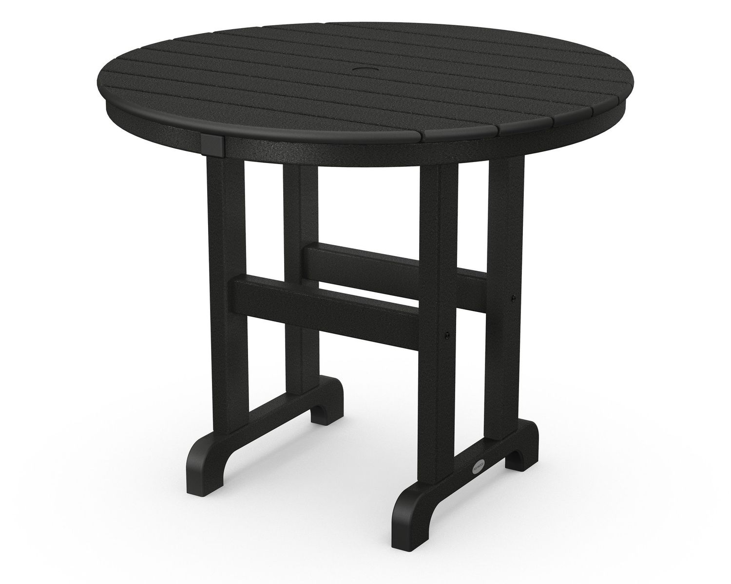 RT236BL 36&quot; Round Farmhouse Dining Table in Black