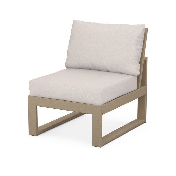 4601CV-VSH Modular Armless Chair Vintage Finish Vintage Sahara