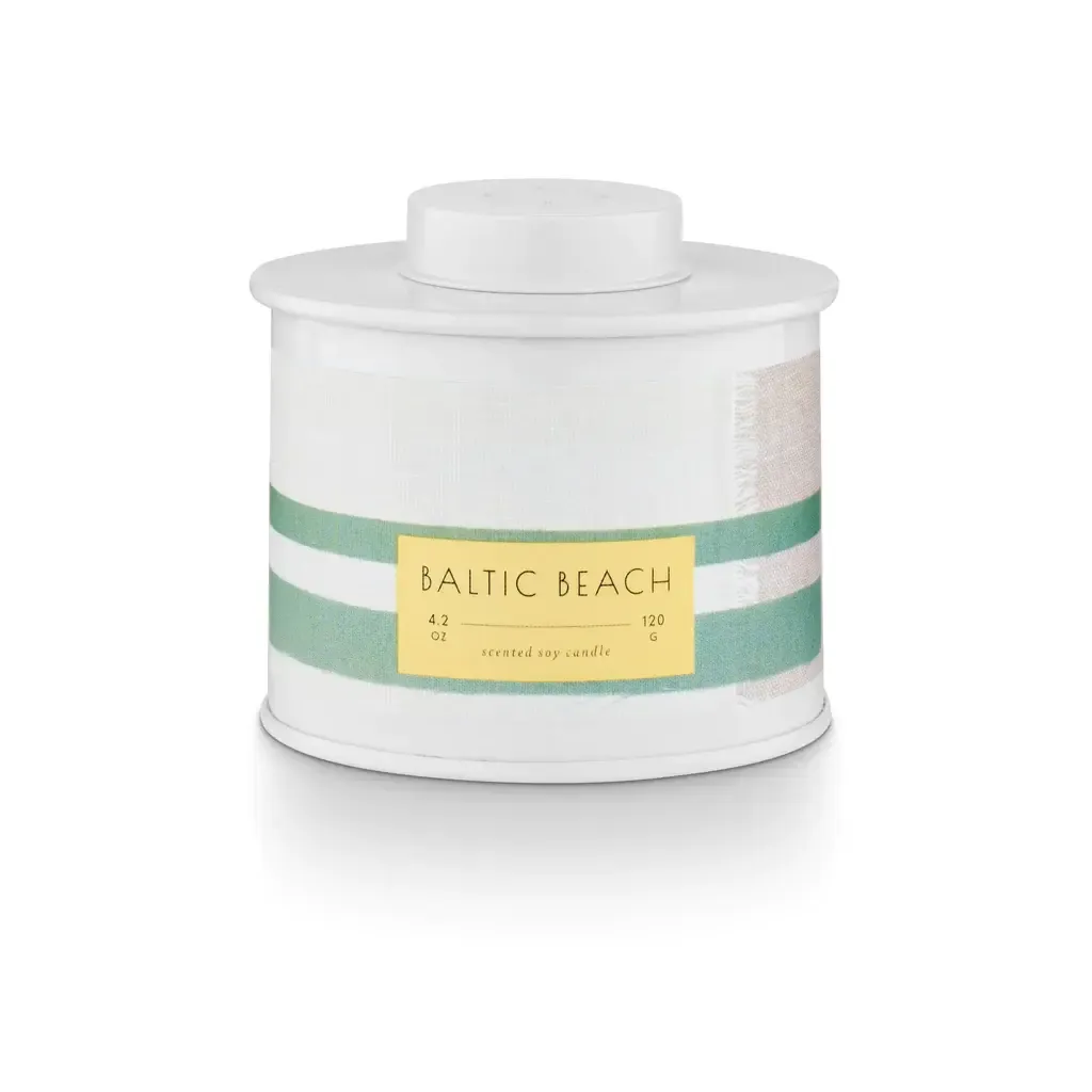 45356002000 Baltic Beach Fjord &amp; Form Marine Tin Candle
