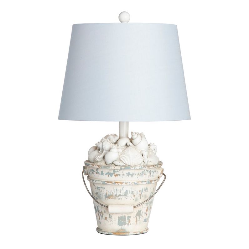 CVAZVP069 bucket o shells table lamp