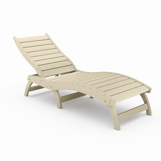 SCCL001-TY-TY Curved Chaise Lounge in Tybee Sand