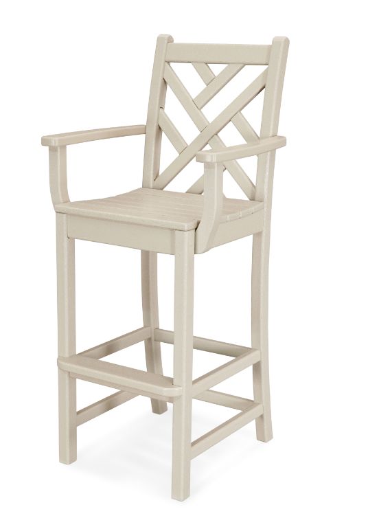 CDD202SA Chippendale Bar Arm Chair Sand