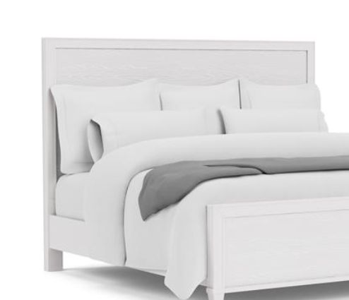 30718  Rosalie King Headboard - White