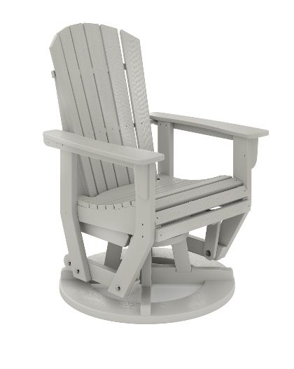 SFTSG2-2HG St. Simons Swivel Glider Chair Herron Grey