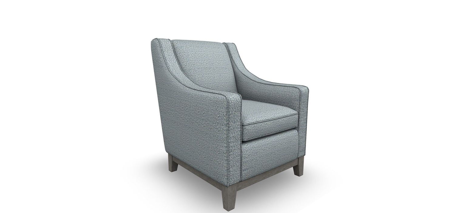 2070R Club Chair Stormy 22022 Grade B