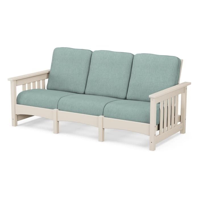 PWCMC71SA Club Mission Sofa Sand Glacier Spa Cushions 161130