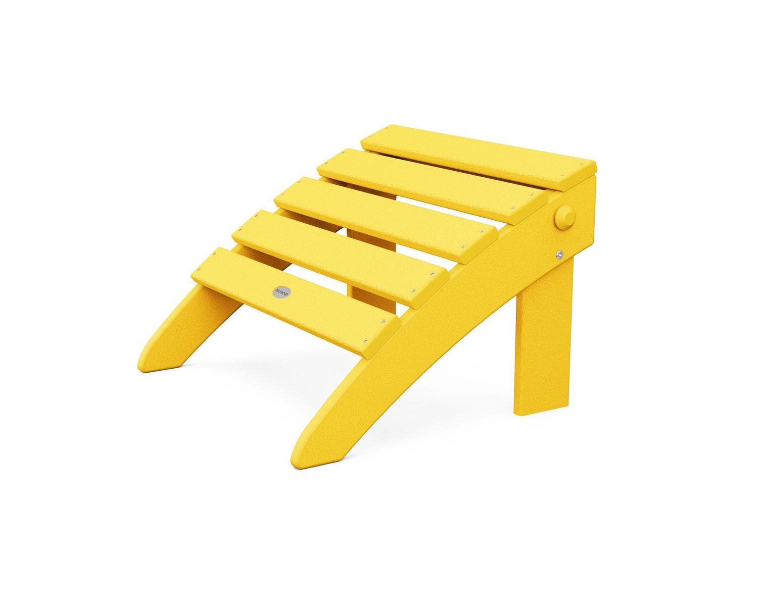 OT53LE Classic Adirondack Folding Ottoman Lemon