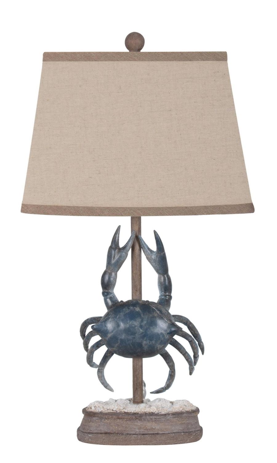 LPS-408 Blue Crab Table Lamp