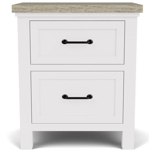 37299 Cora 2-Drawer Nightstand
