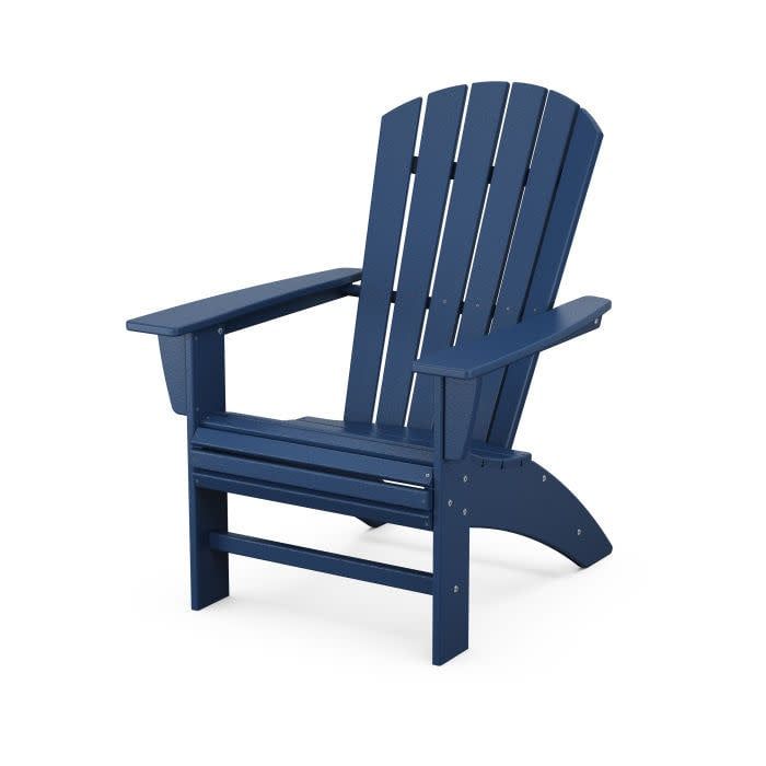 AD610NV Nautical Curveback Adirondack Chair Navy