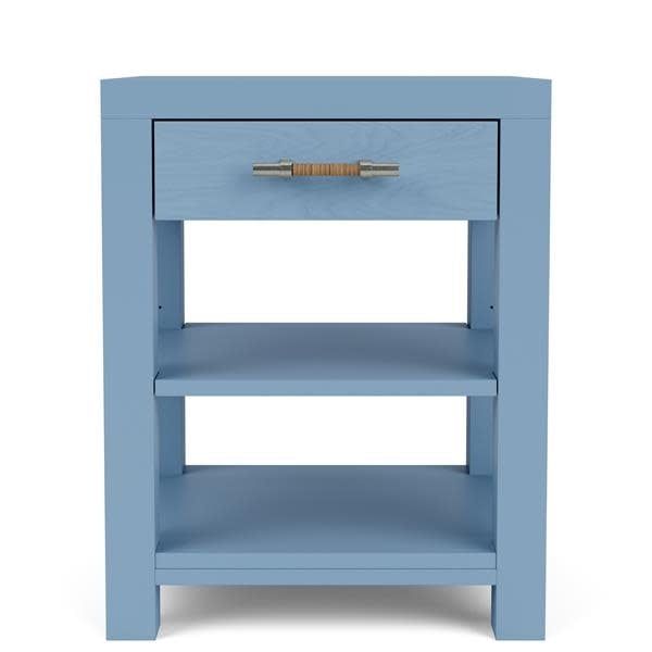 30739	Rosalie 1-Drawer Nightstand-Blue Cabana Blue