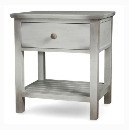 B90032-NS   Geneva Nightstand in Distressed White Finish